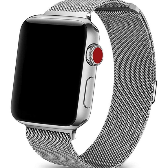 42mm/38mm for Apple Silver Milanese Mesh magnetic - Picture 2 of 3